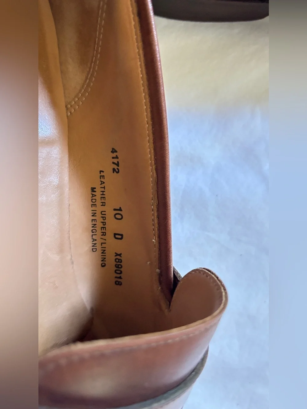 Peal & Co Brooks Brothers Men’s 10D Brown Leather Penny Loafers England